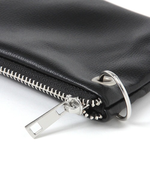 BAYFLOW（ベイフロー）の「[コインケースとサングラスホルダー付き]レザーネックストラップ（コインケース・レディース・ブラック・FREE）」の6枚目の写真