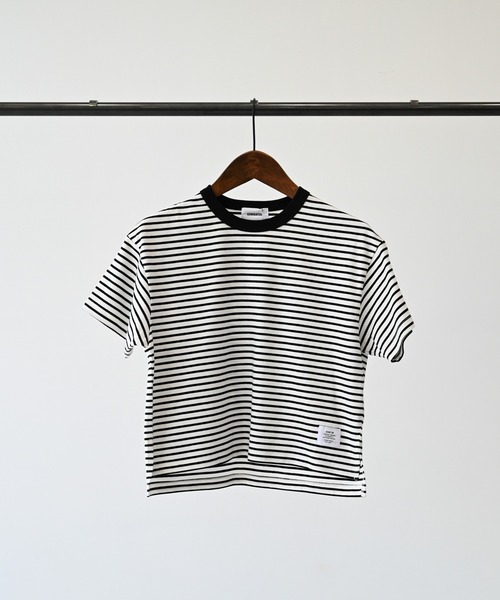 GENERATOR（ジェネレーター）の「GENERATOR/ジェネレーター ボーダーTシャツ（Tシャツ/カットソー・キッズ・ホワイト/ブラック・XL/L/M）」の5枚目の写真