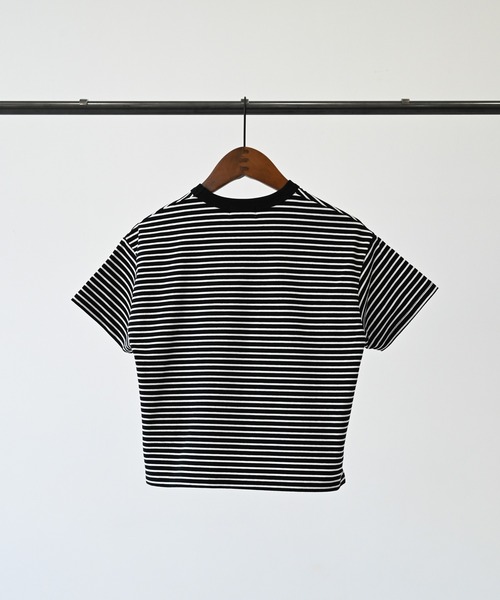 GENERATOR（ジェネレーター）の「GENERATOR/ジェネレーター ボーダーTシャツ（Tシャツ/カットソー・キッズ・ホワイト/ブラック・XL/L/M）」の8枚目の写真