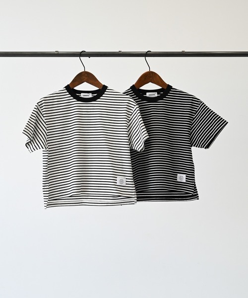 GENERATOR（ジェネレーター）の「GENERATOR/ジェネレーター ボーダーTシャツ（Tシャツ/カットソー・キッズ・ホワイト/ブラック・XL/L/M）」の9枚目の写真