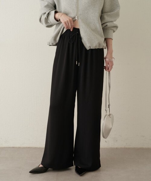 Omekashi(オメカシ)の「イージーパンツ(その他パンツ・レディース・オフホワイト/ブラック/チャコールグレー・38/36/PS)」の3枚目の写真