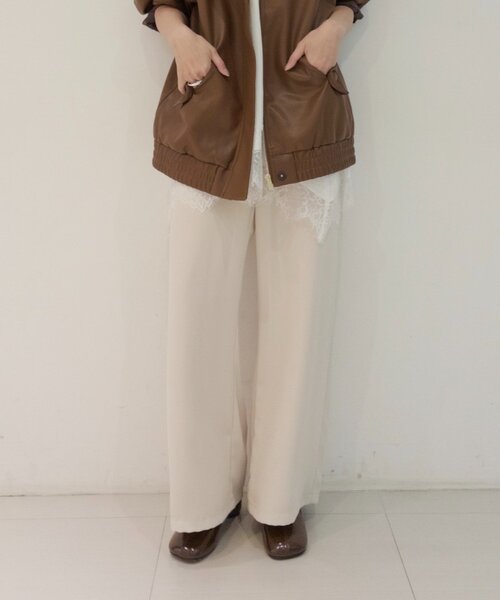 Omekashi(オメカシ)の「イージーパンツ(その他パンツ・レディース・オフホワイト/ブラック/チャコールグレー・38/36/PS)」の8枚目の写真