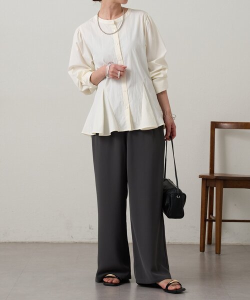 Omekashi(オメカシ)の「イージーパンツ(その他パンツ・レディース・オフホワイト/ブラック/チャコールグレー・38/36/PS)」の17枚目の写真