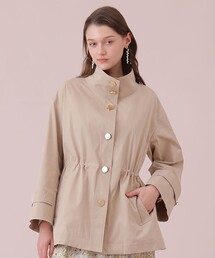 ANAYI（アナイ）の「ブライトツイルスタンドハーフコート（チェスターコート）」