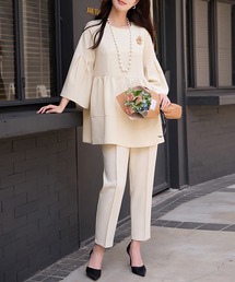 ONEP STAR（ワンピスター）の「ティアード×フレアシルエットセットアップ（スーツセット）」