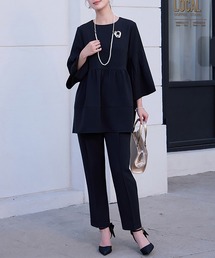 ONEP STAR（ワンピスター）の「ティアード×フレアシルエットセットアップ（スーツセット）」