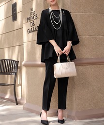 ONEP STAR（ワンピスター）の「ティアード×フレアシルエットセットアップ（スーツセット）」