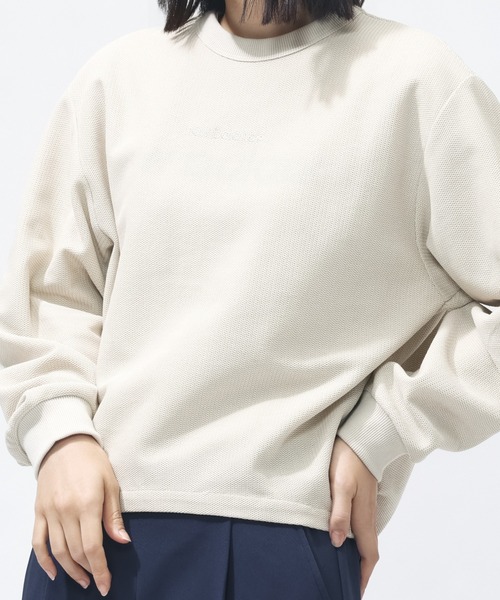 NEW BALANCE(ニューバランス)の「【New Balance×アルペン限定モデル】ニューバランス New Balance ドビーロングスリーブプルオーバー(Tシャツ/カットソー・レディース・ブラック/ネイビー/アイボリー・M/L)」の2枚目の写真