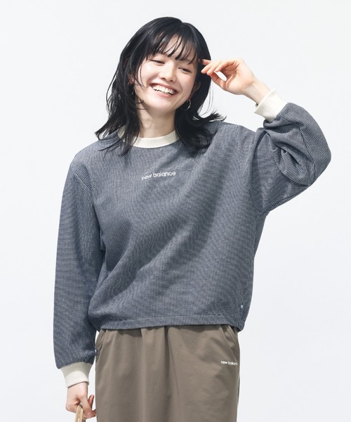 NEW BALANCE(ニューバランス)の「【New Balance×アルペン限定モデル】ニューバランス New Balance ドビーロングスリーブプルオーバー(Tシャツ/カットソー・レディース・ブラック/ネイビー/アイボリー・M/L)」の22枚目の写真