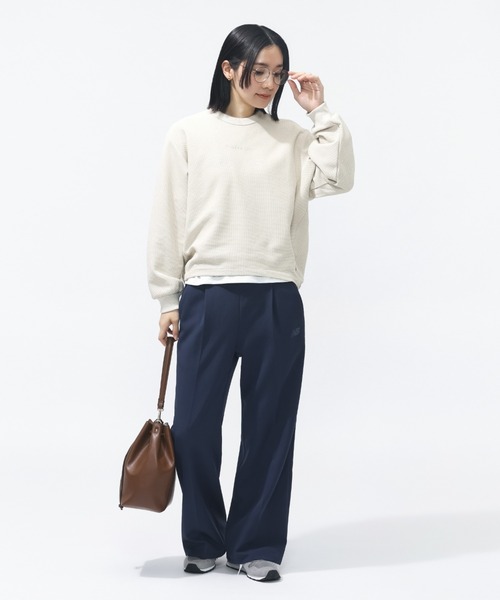 NEW BALANCE(ニューバランス)の「【New Balance×アルペン限定モデル】ニューバランス New Balance ドビーロングスリーブプルオーバー(Tシャツ/カットソー・レディース・ブラック/ネイビー/アイボリー・M/L)」の8枚目の写真
