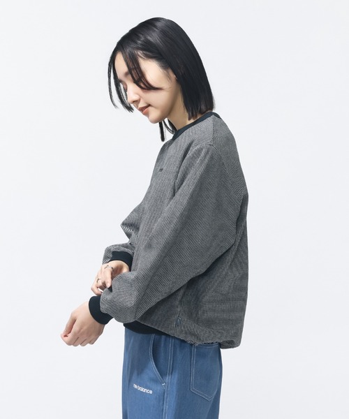 NEW BALANCE(ニューバランス)の「【New Balance×アルペン限定モデル】ニューバランス New Balance ドビーロングスリーブプルオーバー(Tシャツ/カットソー・レディース・ブラック/ネイビー/アイボリー・M/L)」の13枚目の写真