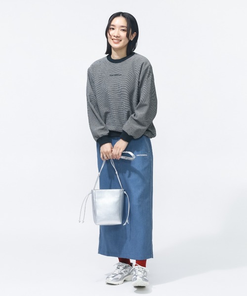 NEW BALANCE(ニューバランス)の「【New Balance×アルペン限定モデル】ニューバランス New Balance ドビーロングスリーブプルオーバー(Tシャツ/カットソー・レディース・ブラック/ネイビー/アイボリー・M/L)」の15枚目の写真