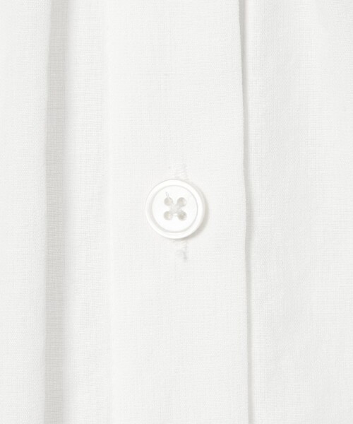 EMMEL REFINES（エメルリファインズ）の「＜EMMEL REFINES＞EM バンドカラー パフスリーブ ブラウス（シャツ/ブラウス・レディース・ホワイト/クリーム/ネイビー・FREE）」の9枚目の写真