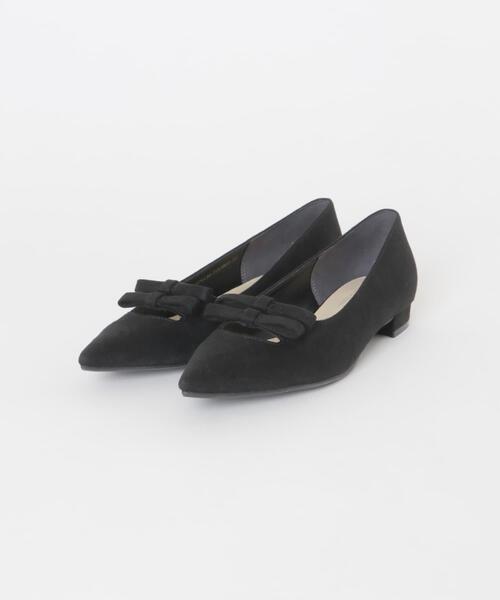 RODE SKO（ロデスコ）の「『MADE IN JAPAN』 ダブルリボンフラットパンプス（パンプス・レディース・ブラック/マスタード/キャメル・38/36/37）」の16枚目の写真