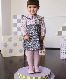 Cath Kidston（キャスキッドソン）の「キッズ ロングスリーブ ワンピース Multi Navy Ditsy（ワンピース）」