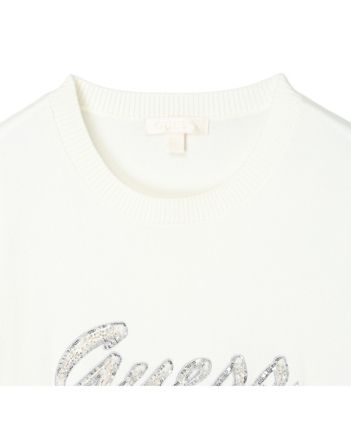 トップス GaJess Short Sleeves Crew Neck Margaret Logo Sweater ニットトップス