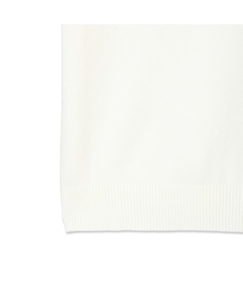 Short Sleeves Crew Neck Margaret Logo Sweater ニットトップス