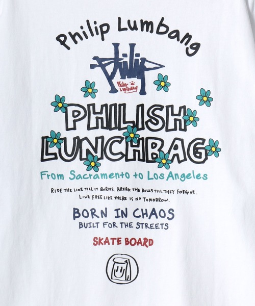 Philip Lumbang(フィリップランバン)の「Philip Lumbang/フィリップランバン オーバーサイズ ストリート バックプリント ロゴ ワンポイント刺繍 半袖Tシャツ/レディース メンズ(Tシャツ/カットソー・メンズ・ホワイト/ブラック/ホワイト系その他2/ホワイト系その他3/ブラック系その他2/ブラック系その他3/ホワイト系その他/ブラック系その他・M/L/XL)」の17枚目の写真