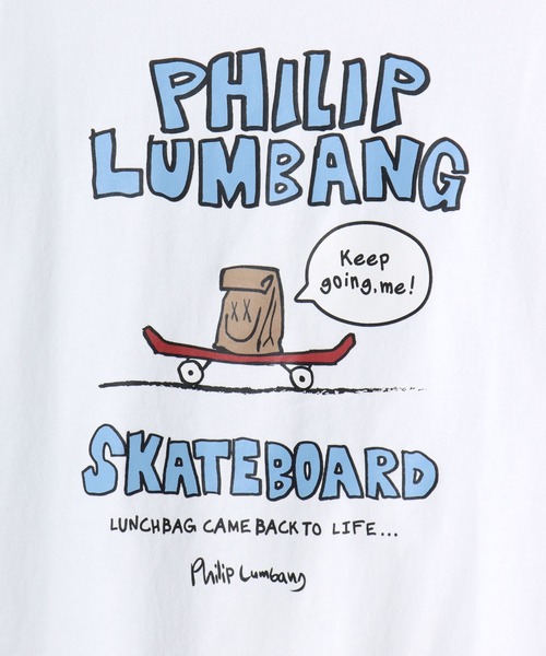Philip Lumbang(フィリップランバン)の「Philip Lumbang/フィリップランバン オーバーサイズ ストリート バックプリント ロゴ ワンポイント刺繍 半袖Tシャツ/レディース メンズ(Tシャツ/カットソー・メンズ・ホワイト/ブラック/ホワイト系その他2/ホワイト系その他3/ブラック系その他2/ブラック系その他3/ホワイト系その他/ブラック系その他・M/L/XL)」の22枚目の写真