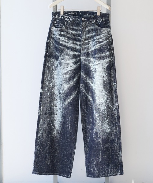 STUDIOUS（ステュディオス）の「【TAAKK/ターク】Wide Denim（デニムパンツ・メンズ・インディゴブルー/ブラウン/ネイビー/グレー・3/2）」の4枚目の写真