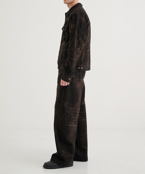 STUDIOUS（ステュディオス）の「【TAAKK/ターク】Wide Denim（デニムパンツ・メンズ・インディゴブルー/ブラウン/ネイビー/グレー・3/2）」の8枚目の写真