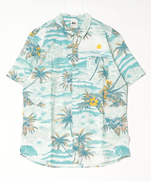 Quiksilver（クイックシルバー）の「クイックシルバー QUIKSILVER APERO CLASSIC SS（シャツ/ブラウス・メンズ・ブラウン/ホワイト×ブルー・S/M/L）」の2枚目の写真