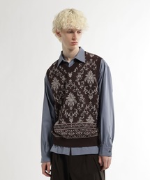 HARE | ダマスクガラニットベスト(HARE)(ベスト)