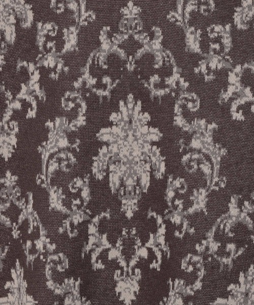 HARE(ハレ)の「ダマスクガラニットベスト(HARE)(ベスト・メンズ・ブラック/ブラウン・FREE)」の6枚目の写真