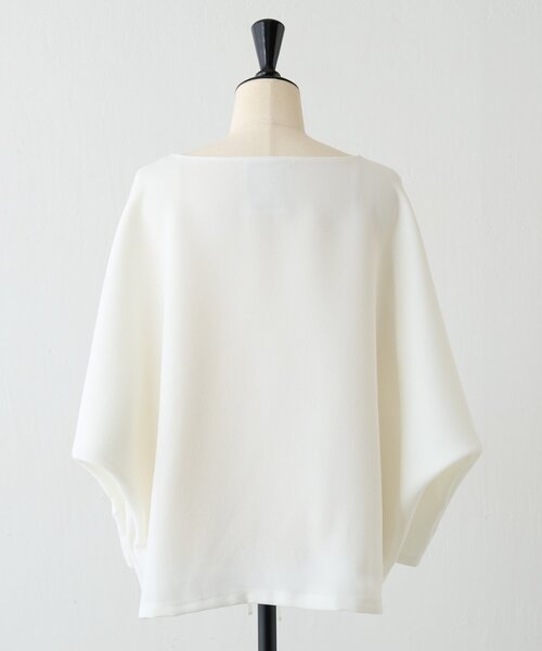 BEARDSLEY(ビアズリー)の「ストレッチジョーゼットプルオーバー(シャツ/ブラウス・レディース・アイボリー/ブルー・FREE)」の12枚目の写真