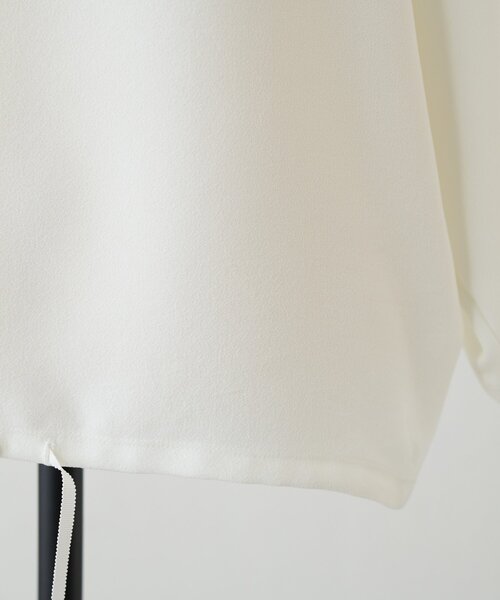 BEARDSLEY(ビアズリー)の「ストレッチジョーゼットプルオーバー(シャツ/ブラウス・レディース・アイボリー/ブルー・FREE)」の17枚目の写真