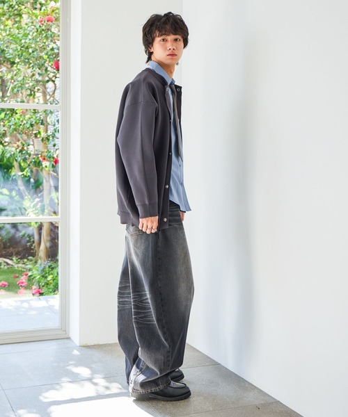 PBLIM(ページボーイリム)の「《UNISEX》リングボタンカーディガン(カーディガン/ボレロ・レディース・ブルー/チャコールグレー/グリーン・FREE)」の17枚目の写真
