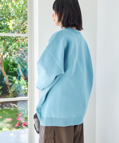 PBLIM(ページボーイリム)の「《UNISEX》リングボタンカーディガン(カーディガン/ボレロ・レディース・ブルー/チャコールグレー/グリーン・FREE)」の5枚目の写真