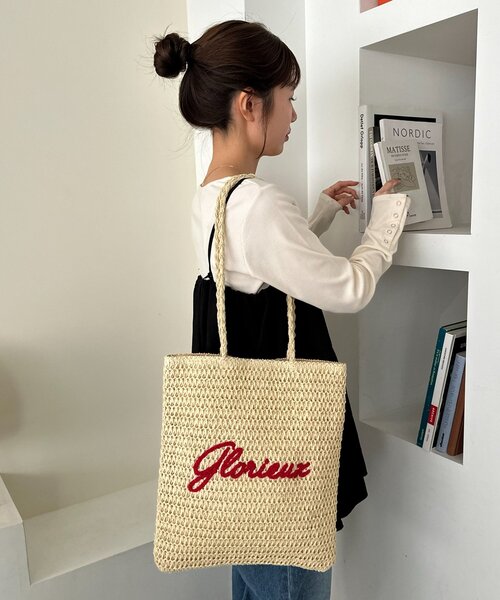雑材サガラ刺繍トートバッグ（トートバッグ）｜DISCOAT（ディスコート