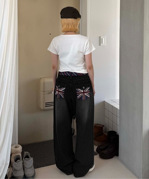 sedacle（セダクル）の「ベーシックフライスTシャツ（Tシャツ/カットソー・レディース・オートミール/ホワイト/ブラック・SMALL/MEDIUM/LARGE）」の14枚目の写真