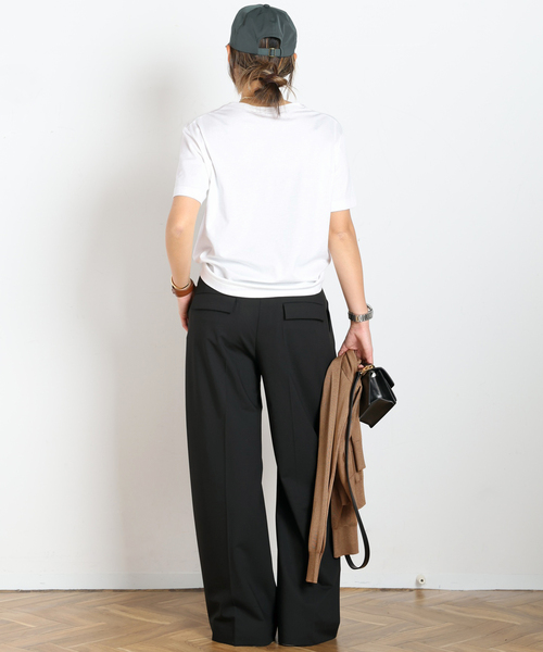 AP STUDIO(エーピーストゥディオ)の「Oasis レギュラーサイズTシャツ(Tシャツ/カットソー・レディース・ホワイト/ベージュ/ブラック・FREE)」の13枚目の写真