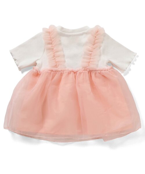 apres les cours（アプレレクール）の「お花・ハートモチーフシアートップス（Tシャツ/カットソー・キッズ・ミント/オレンジ・80/90/100/110/120/130/140）」の10枚目の写真