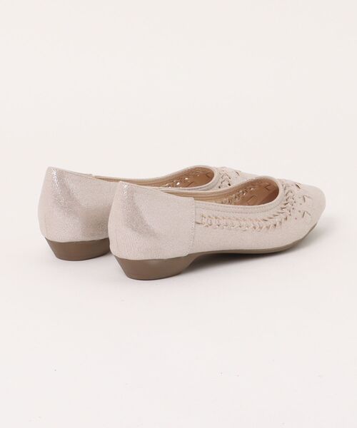 JELLY BEANS（ジェリービーンズ）の「ポインテッドサシメッシュモールドソールパンプス(215-62191)JELLY BEANS(ジェリービーンズ)（パンプス・レディース・グレー/ベージュ系/シルバー/ブラック・23/24.5/24/23.5/22.5）」の19枚目の写真