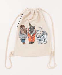 CORISCO（コリスコ）の「キャンバスアニマル柄ナップサック(M1)（バックパック/リュック）」