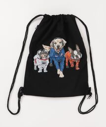 CORISCO（コリスコ）の「キャンバスアニマル柄ナップサック(M1)（バックパック/リュック）」