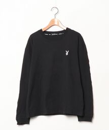 PLAYBOY（プレイボーイ）の「ワンポイント長袖Tシャツ（Tシャツ/カットソー）」
