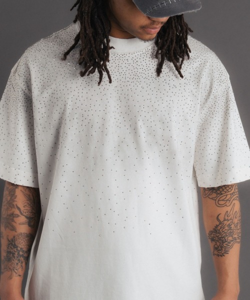 FR(13)NDS（フレンズ）の「FR(13)NDS /フレンズ/STONE TEE（Tシャツ/カットソー・メンズ・ホワイト/ブラック・S/M/L）」の2枚目の写真