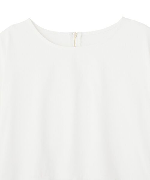 Green Parks(グリーンパークス)の「ペプラムドッキングプルオーバー(Tシャツ/カットソー・レディース・ブラック/グレー/オフホワイト・FREE)」の15枚目の写真