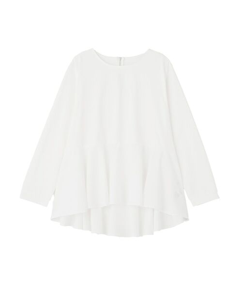 Green Parks(グリーンパークス)の「ペプラムドッキングプルオーバー(Tシャツ/カットソー・レディース・ブラック/グレー/オフホワイト・FREE)」の21枚目の写真