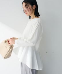 ペプラムドッキングプルオーバー