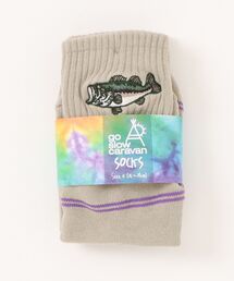 go slow caravan（ゴースローキャラバン）の「パイルジャガード刺繍 クウォーターソックス（ソックス/靴下）」