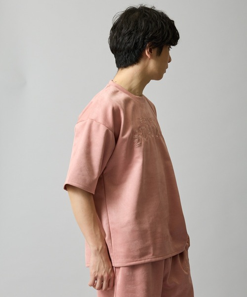 SIDEWAY STANCE（サイドウェイスタンス）の「【SIDEWAY STANCE】スエードポンチ 半袖Tシャツ（Tシャツ/カットソー・メンズ・チャコール/ベージュ/ピンク・SMALL/LARGE/MEDIUM）」の14枚目の写真