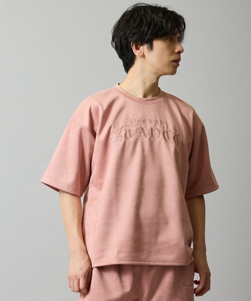 SIDEWAY STANCE（サイドウェイスタンス）の「【SIDEWAY STANCE】スエードポンチ 半袖Tシャツ（Tシャツ/カットソー・メンズ・チャコール/ベージュ/ピンク・SMALL/LARGE/MEDIUM）」の15枚目の写真