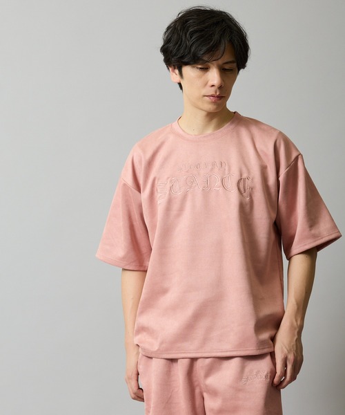 SIDEWAY STANCE（サイドウェイスタンス）の「【SIDEWAY STANCE】スエードポンチ 半袖Tシャツ（Tシャツ/カットソー・メンズ・チャコール/ベージュ/ピンク・SMALL/LARGE/MEDIUM）」の16枚目の写真