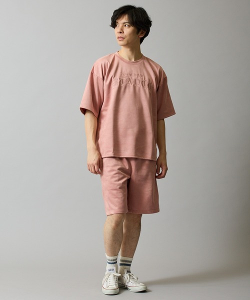 SIDEWAY STANCE（サイドウェイスタンス）の「【SIDEWAY STANCE】スエードポンチ 半袖Tシャツ（Tシャツ/カットソー・メンズ・チャコール/ベージュ/ピンク・SMALL/LARGE/MEDIUM）」の19枚目の写真