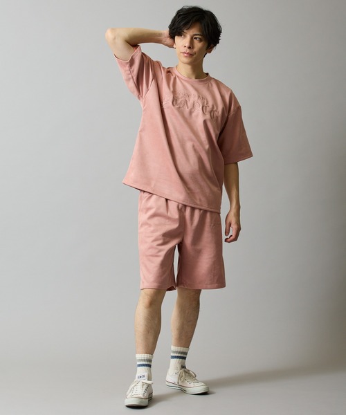 SIDEWAY STANCE（サイドウェイスタンス）の「【SIDEWAY STANCE】スエードポンチ 半袖Tシャツ（Tシャツ/カットソー・メンズ・チャコール/ベージュ/ピンク・SMALL/LARGE/MEDIUM）」の9枚目の写真
